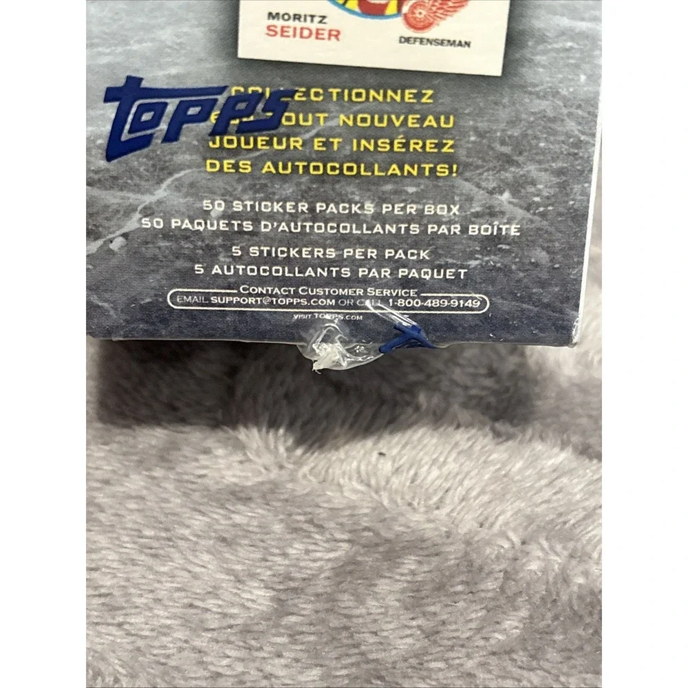 2022-23 Topps‎ NHL Sticker Collection Box FACTORY SEALED